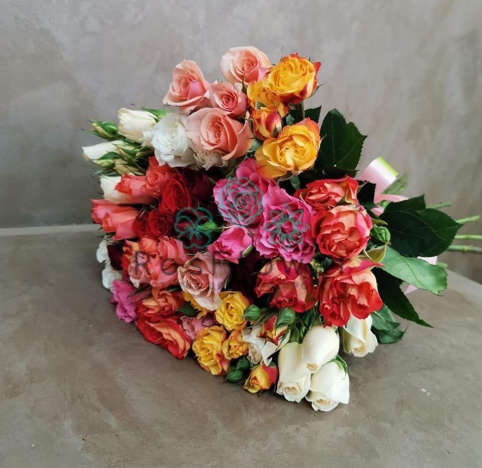 Букет цветов из: Розы в Пущино