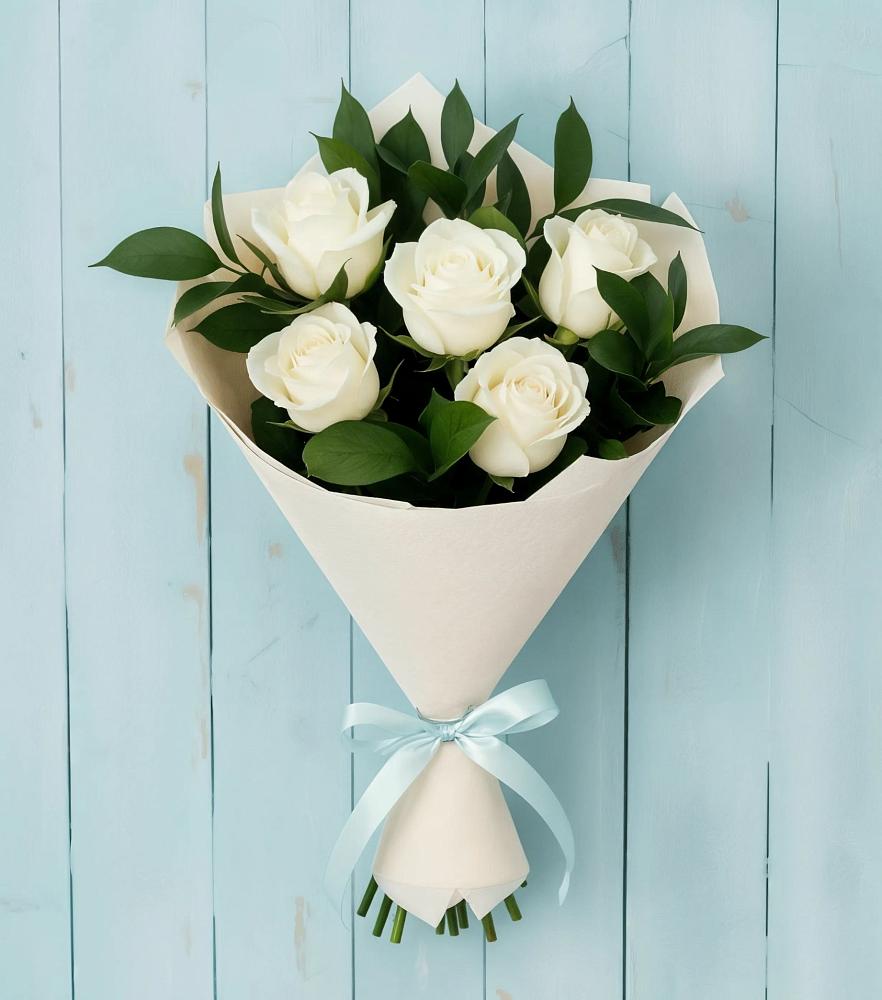 Букет цветов из: Розы в Пущино