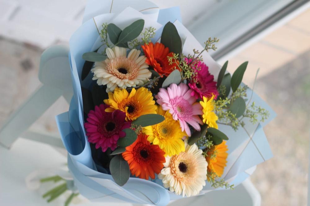 Букет цветов из: Герберы в Пущино