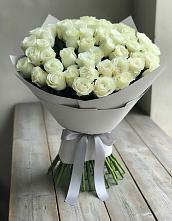 Букет 35 Белых роз в Пущино