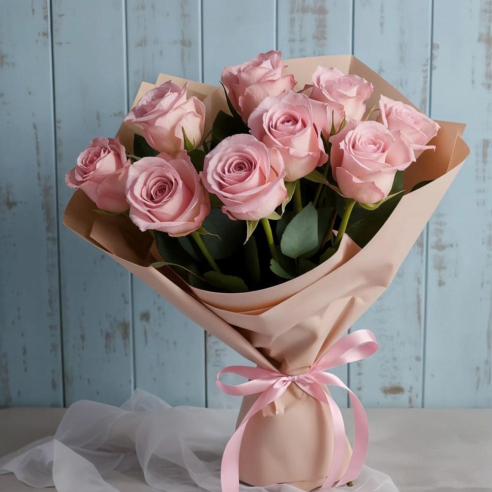 Букет цветов из: Розы в Пущино