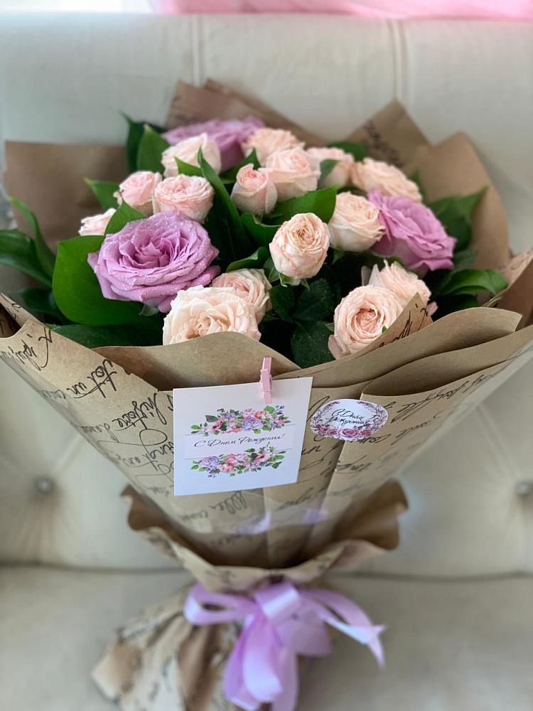 Букет цветов из: Розы в Пущино