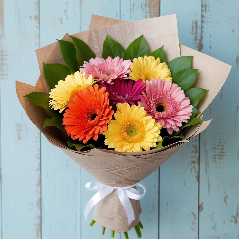 Букет цветов из: Герберы в Пущино