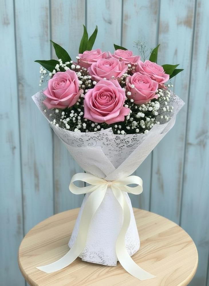 Букет цветов из: Розы в Пущино