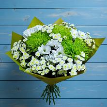 Букет цветов из:  Хризантемы в Пущино