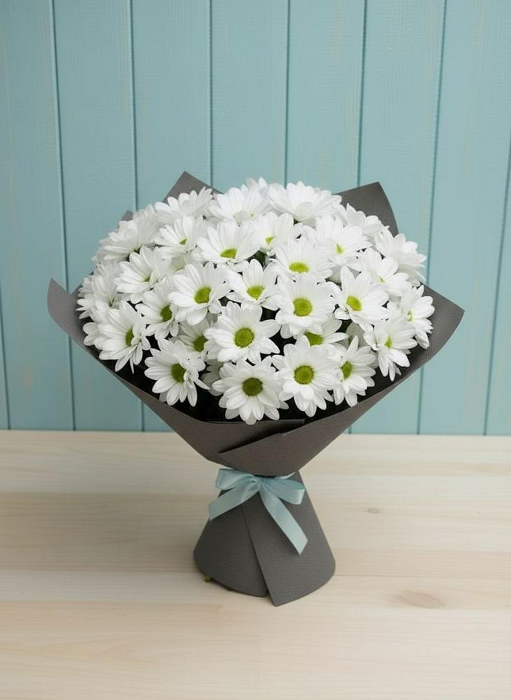 Букет цветов из: Хризантемы в Пущино