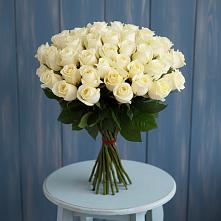 Букет 51 Белая роза Эдлесс Лав #REPLACE_PRED# Пущино