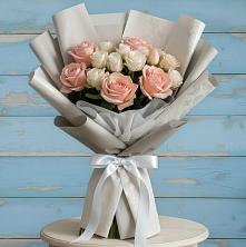 Букет цветов из:  Розы в Пущино