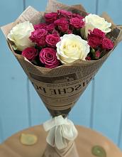 Букет цветов из:  Розы #REPLACE_PRED# Пущино