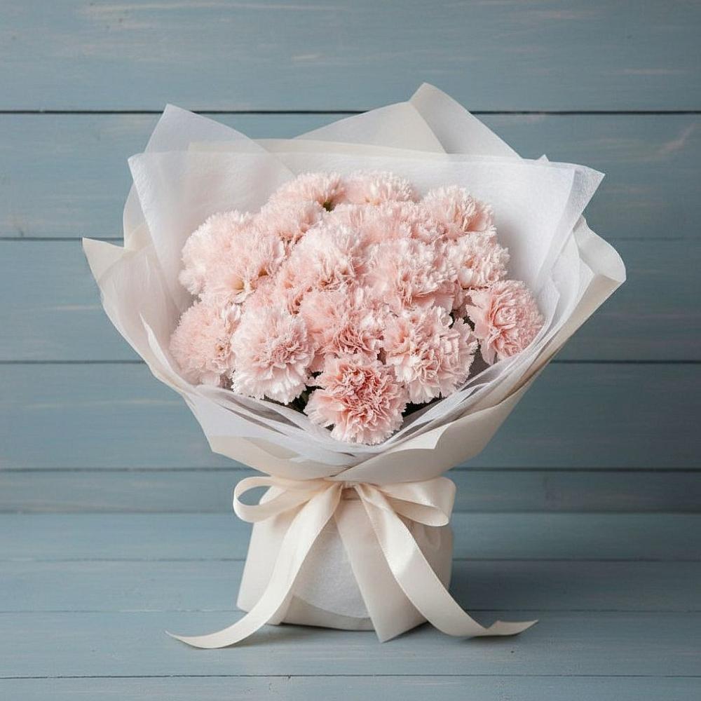 Букет цветов из: Гвоздики в Пущино