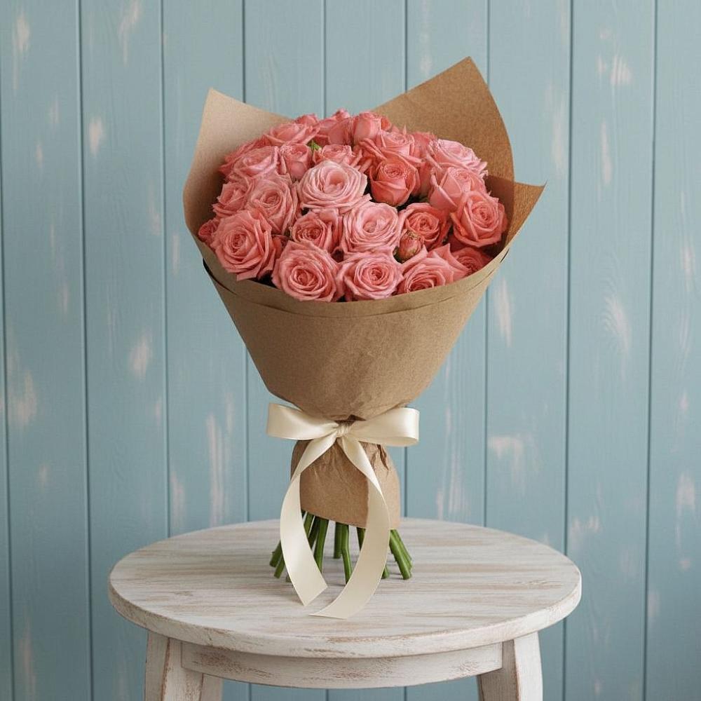 Букет цветов из: Розы в Пущино