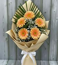 Букет цветов из:  Герберы в Пущино