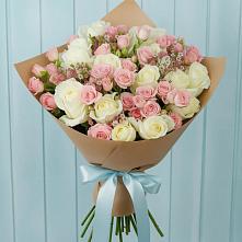 Букет цветов из:  Розы в Пущино