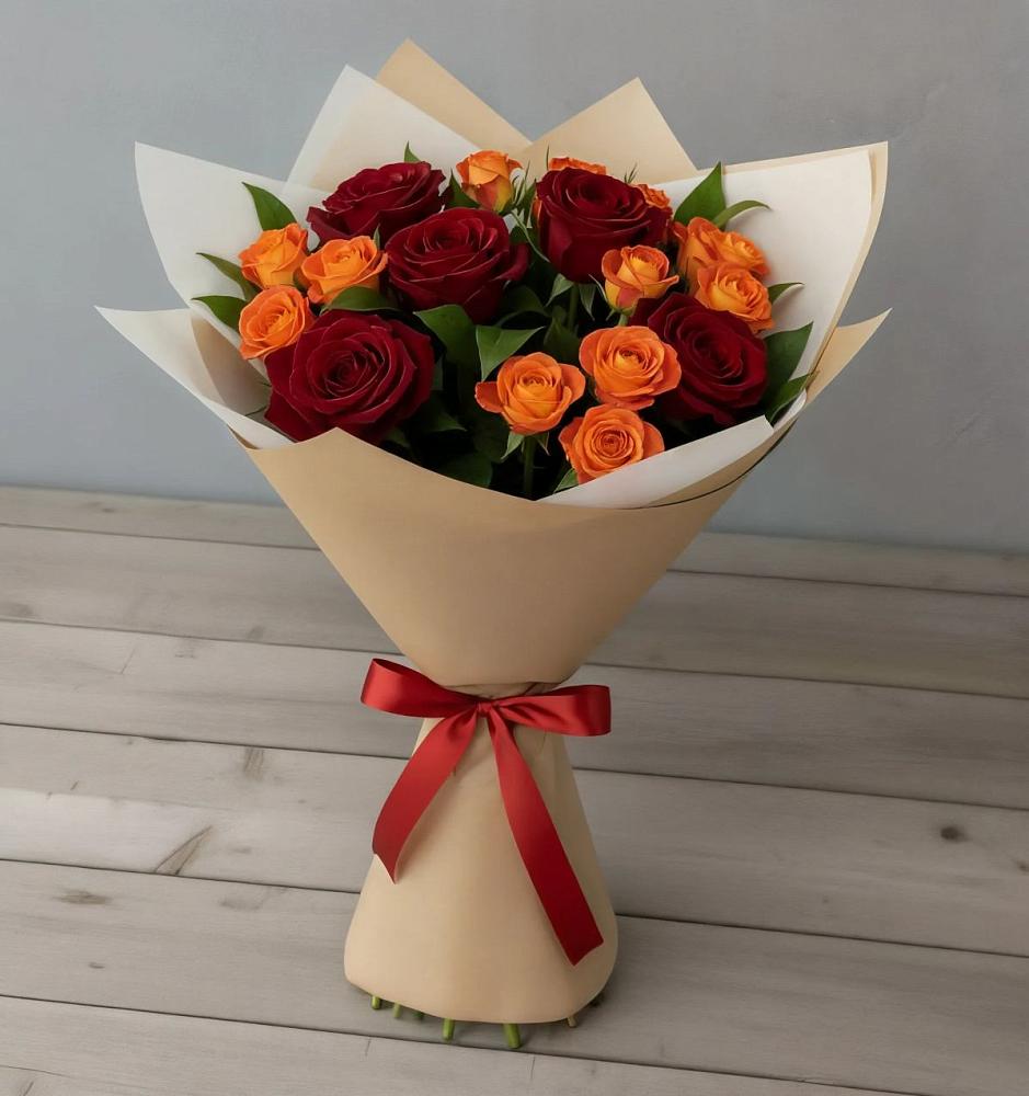 Букет Любовь и восторг в Пущино