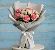 Букет цветов из:  Розы в Пущино